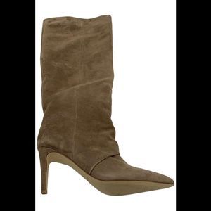 Marc Fisher Women's Narysa Knee High Boot Lightg Natural - Medium